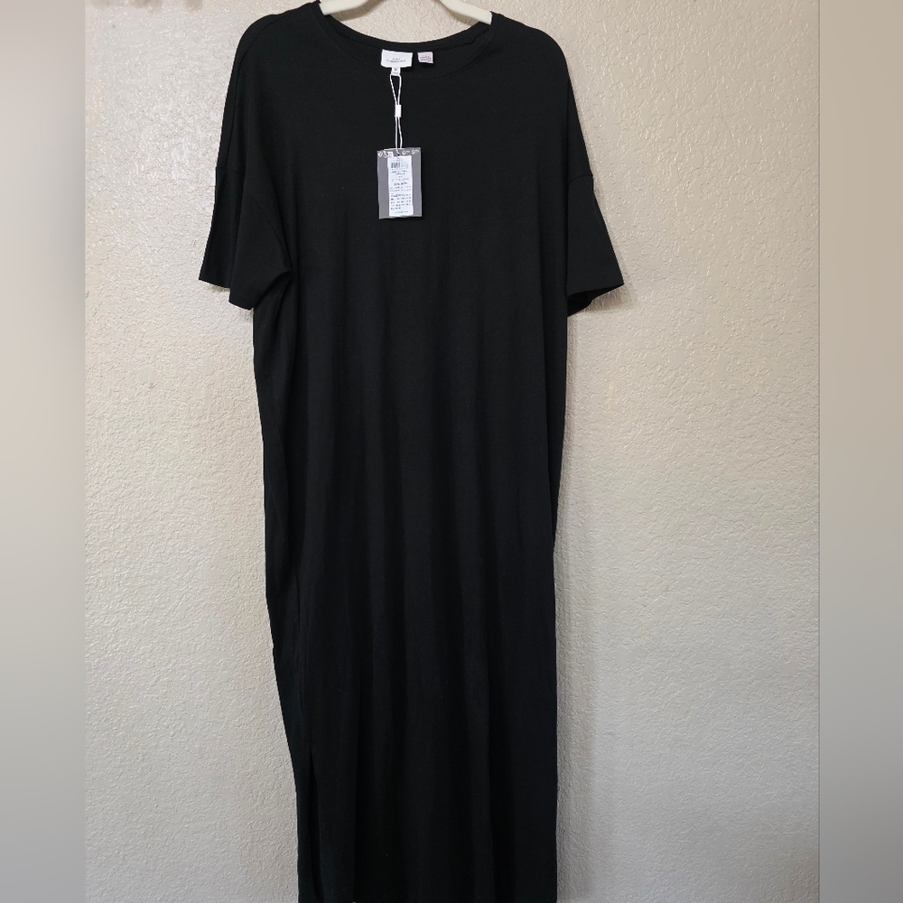 Casual Black Maxi Dress